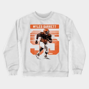 Myles Garrett Cleveland Grunge Crewneck Sweatshirt